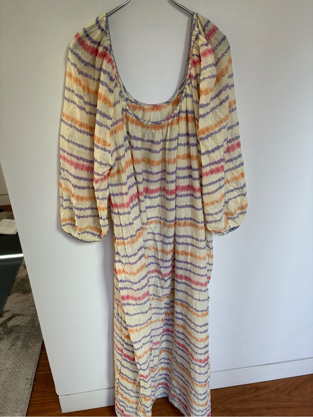 Zara Multicolour stripe Kaftan / Maxi dress XS-XL - Picture 9 of 10